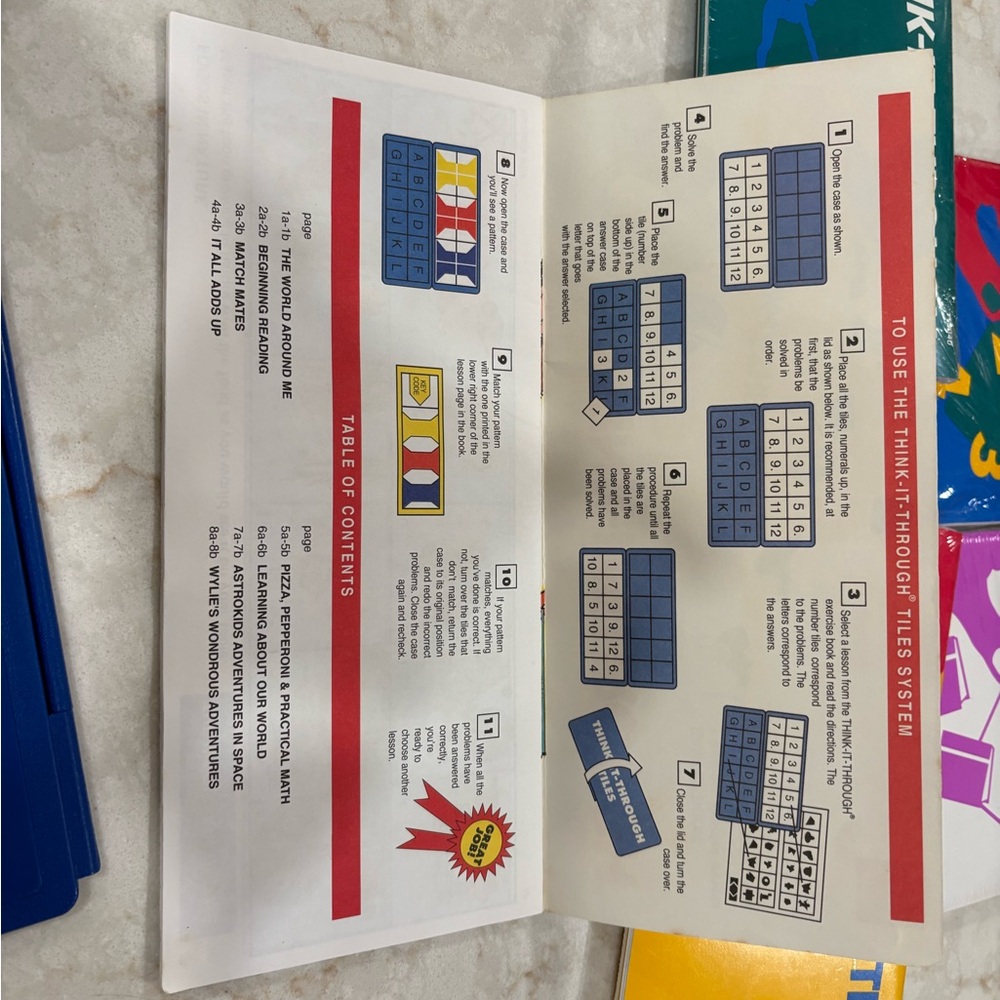 Discovery Toys Think-It-Through Educational Tiles Set - Picture 4 of 9